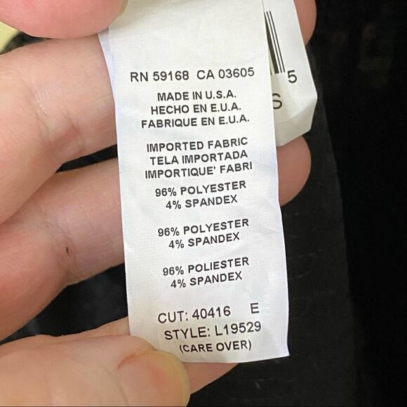 Karen Kane Black Sequined Dress Size Small - Picture 4 of 8